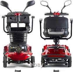 250W 24V 12AH 4 Roues Scooter Électrique Portable Pliable de Mobilité Voyage USA NeuW