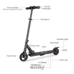 Cadeau de trottinette électrique pour ados 250w 12km d'autonomie pliable à grande vitesse