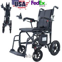 Fauteuil roulant électrique portable pliable léger pour voyage tout terrain