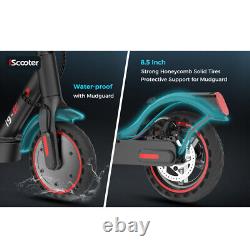 Meilleures trottinettes électriques pour les trajets des adultes 350W moteur 25 km + siège 8,5'' 9/19 mph