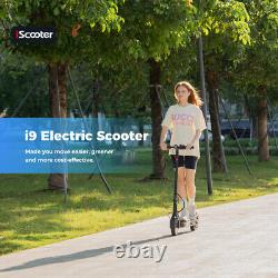 Meilleures trottinettes électriques pour les trajets des adultes 350W moteur 25 km + siège 8,5'' 9/19 mph