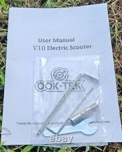 OoK-TEK Trottinette Électrique Pliante à Grande Autonomie pour Adultes 500W Portable