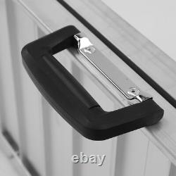 Rampe de mobilité portable pour fauteuil roulant et scooter multi-pliable en aluminium argenté 595,2 lb
