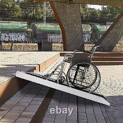 Rampe pliante Livebest de 4 pieds pour fauteuil roulant, porte, seuil, scooter de mobilité.