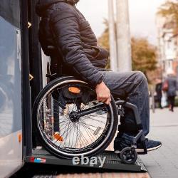 Rampe pliante en aluminium pour fauteuil roulant de 2 à 8 pieds, scooter de mobilité portable antidérapante 600LB