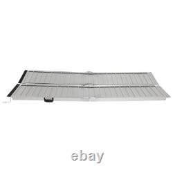 Rampe portable en aluminium pliable antidérapante de 7 pieds pour fauteuil roulant et scooter