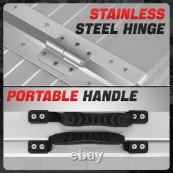 Rampe portable en aluminium pliable de 6 pieds pour fauteuil roulant et scooter, antidérapante pour escaliers