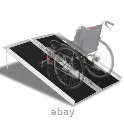 Rampes pliables pour fauteuil roulant et scooter en aluminium de 6 pieds