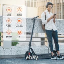SCOOTER ÉLECTRIQUE PLIANT PORTABLE POUR ADULTES 250W 7.8Ah COMMUTATEUR URBAIN LONG PORTÉE