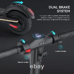 SCOOTER ÉLECTRIQUE PLIANT PORTABLE POUR ADULTES 250W 7.8Ah COMMUTATEUR URBAIN LONG PORTÉE