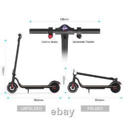 SCOOTER ÉLECTRIQUE PLIANT PORTABLE POUR ADULTES 250W 7.8Ah COMMUTATEUR URBAIN LONG PORTÉE