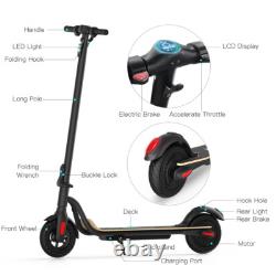 SCOOTER ÉLECTRIQUE PLIANT PORTABLE POUR ADULTES 250W 7.8Ah COMMUTATEUR URBAIN LONG PORTÉE