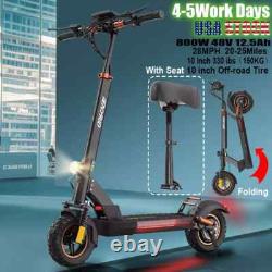 Scooter Électrique Pliant Tout Terrain IENYRID Avec Siège 800W Pour Adultes