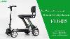 Scooter De Mobilité électrique Pliable Compact Fdb05a Jbh