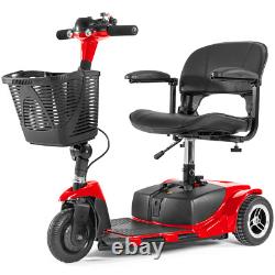 Scooter de mobilité électrique pliant à 3 roues, fauteuils roulants électriques, longue portée, portable