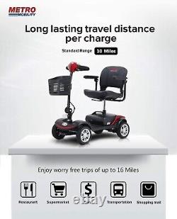 Scooter de mobilité électrique pour adulte 4 roues Scooters de mobilité alimentés pour personnes âgées