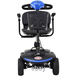 Scooter de mobilité léger à 4 roues, dispositif électrique portable et pliable compact pour adulte