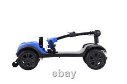 Scooter de mobilité léger à 4 roues portable et pliable - Appareil électrique compact pour adultes.