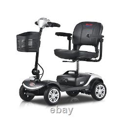 Scooter de mobilité léger à 4 roues portable et pliable pour adulte compact