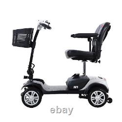 Scooter de mobilité léger à 4 roues portable et pliable pour adulte compact
