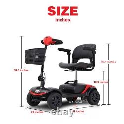 Scooter de mobilité légère à 4 roues portable et pliable Dispositif électrique compact pour adulte