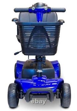 Scooter de mobilité médicale portable électrique à 4 roues EWheels bleu EW-M34