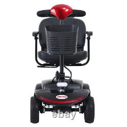 Scooter de mobilité pliable à 4 roues conçu pour les personnes âgées de grande taille