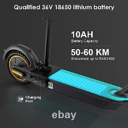 Scooter électrique 10 MAX avec siège 500W 10AH Batterie longue portée 60 km trajet domicile-travail