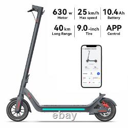 Scooter électrique 2024 630W 40KM pour adulte, pliable, vélo électrique de voyage portable US