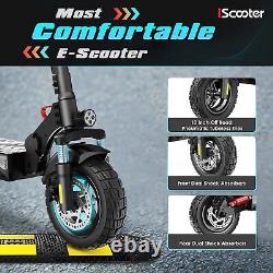 Scooter électrique IScooter iX3 800W Tout-terrain Pliable eScooter 25 milles de portée 25MPH