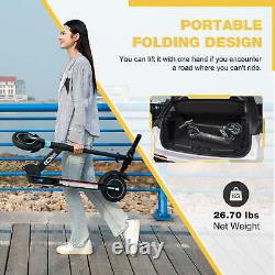 Scooter électrique R13 Moteur 350W, Vitesse maximale de 15 Mph, 8 pneus, Pliable et Portable