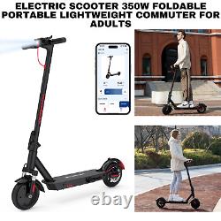 Scooter électrique adulte à moteur 350W, rapide, longue portée, idéal pour les déplacements urbains et portable.