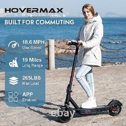 Scooter électrique adulte à moteur 350W, rapide, longue portée, idéal pour les déplacements urbains et portable.