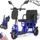 Scooter électrique De Mobilité Pliant à 3 Roues Avec Double Moteur De 700w