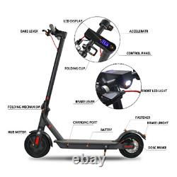 Scooter électrique noir 600W 35KM/H 30KM Vélo électrique pliable portable pour adulte en voyage