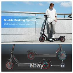 Scooter électrique pliable adulte avec moteur de 350W pour trajet quotidien, portée de 30km, trottinette électrique à poussée.