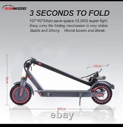 Scooter électrique pliable de 350W avec une autonomie de 15 à 18 miles et une vitesse de 15 à 18 mph, tout neuf