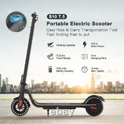 Scooter électrique pliable pour adulte de 250w, 7,5ah, vitesse maximale de 25km/h, longue autonomie
