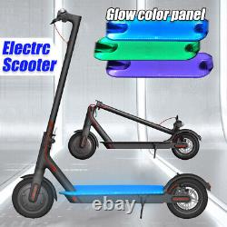 Scooter électrique pliable pour adulte de 600W, 35 km/h, portable, avec application RGB