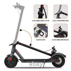 Scooter électrique pliable pour adulte de 600W, 35 km/h, portable, avec application RGB