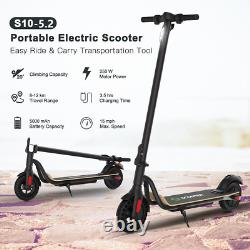 Scooter électrique pliable pour adultes Megawheels avec batterie longue portée de 5,2 Ah