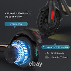 Scooter électrique pliable pour adultes Megawheels avec batterie longue portée de 5,2 Ah