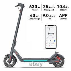 Scooter électrique portable 40KM 630W 10.4AH pour adulte pliable e-vélo de voyage noir NOUVEAU