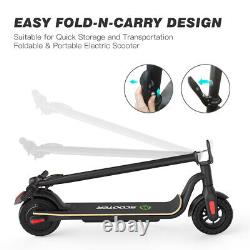 Scooter électrique portable pour adulte, avec batterie à longue autonomie, pliable et sûr pour les trajets quotidiens.