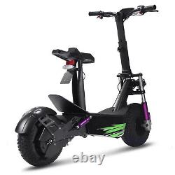 Scooter électrique pour adultes 1500W Vélos pliables portables avec siège