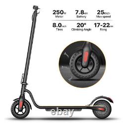 Scooter électrique pour adultes 2024 7,8 Ah Longue portée 22 km Haute vitesse 25 km/h Nouveau