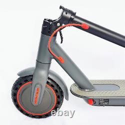 Scooter électrique pour adultes avec moteur 350W, pliable et portable, escooter avec pneus solides de 8,5 pouces