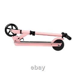 Scooter électrique rose 600W 35KM/H pour adulte, pliable, idéal pour les déplacements et les voyages, portable