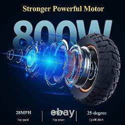 Scooters électriques Moteur 800W pour adultes Trottinette électrique pliante Batterie longue portée 48V 16AH