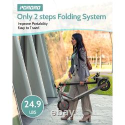 THES10 Trottinette Électrique Pliable pour Adultes, Autonomie Maximale de 19 Miles, avec Pneus de 8,5 Pouces